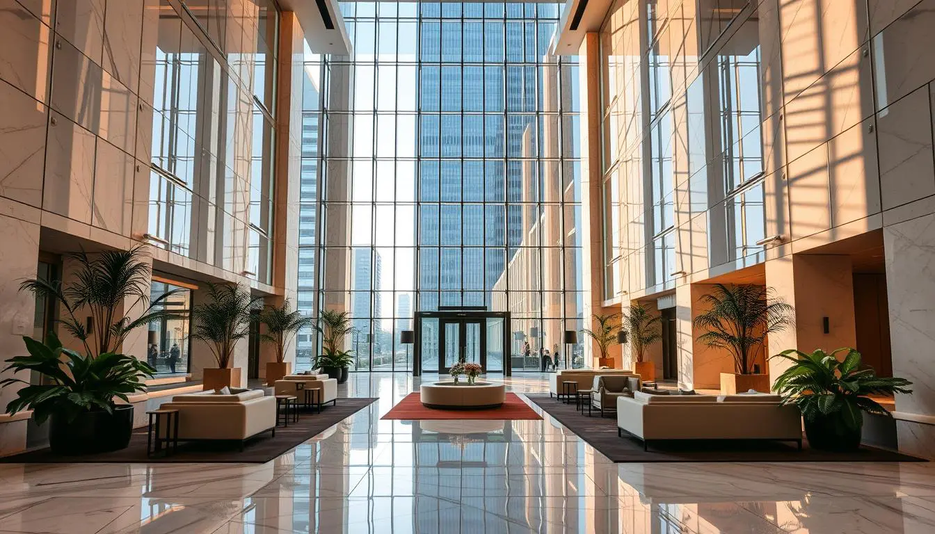 branded lobby impact