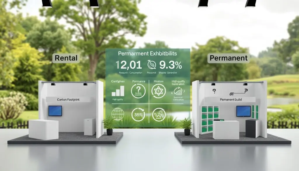 The Environmental Impact of Exhibit Rentals vs. Permanent Builds